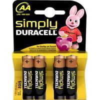 Goobay LR6 4-BL Duracell Simply Wegwerpbatterij AA Alkaline