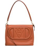 MCM sac porté épaule Travia médium en cuir - Marron