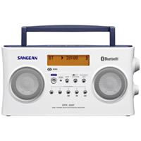 Sangean DPR-26 BT Transistorradio DAB+, VHF (FM) AUX, Bluetooth Acculaadfunctie Wit