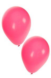 Ballonnen fucsia Roze 50 stuks