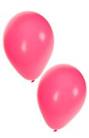 Ballonnen fucsia Roze 50 stuks - thumbnail