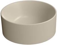 Ben Stelvio ronde waskom Ø32x12cm keramiek mat beige