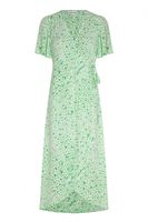 Fabienne Chapot - Wit Archana sleeve dress Jurk lang wikkel hartjes km - Maat 34