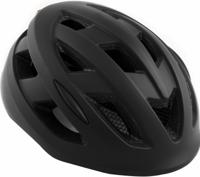 AGU Civick Led L/XL zwarte fietshelm (Kleur: zwart, Maat: L-XL)