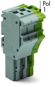 WAGO 2022-109/000-036 Connector, female Grijs, Groen, Geel 50 stuk(s)