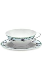 Serax x Marni Midnight Flowers tasse à thé et soucoupe (lot de 2) - Blanc