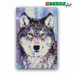 SES Creative Beedz art - Wolf