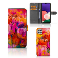 Hoesje Samsung Galaxy A22 5G Tulips