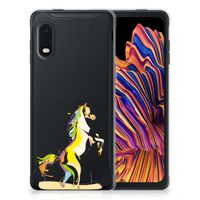 Samsung Xcover Pro Telefoonhoesje met Naam Horse Color - thumbnail