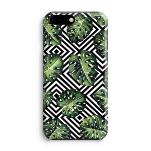 Geometrische jungle: Volledig Geprint iPhone 7 Plus Hoesje