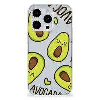 iPhone 15 Pro Telefoonhoesje met Naam Avocado Singing