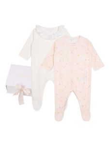 Chloé Kids set de 2 grenouillères à volants - Rose