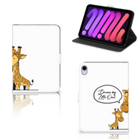 iPad Mini 6 (2021) Hippe Tablet Hoes Giraffe