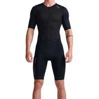 2XU Light speed trisuit korte mouw zwart heren M - thumbnail