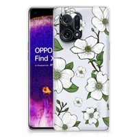 OPPO Find X5 TPU Case Dogwood Flowers