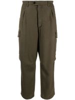 Mackintosh pantalon cargo court en laine - Vert