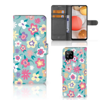 Samsung Galaxy A42 5G Hoesje Flower Power - thumbnail