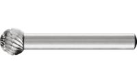 PFERD 22420336 Freesstift Bol Lengte 49 mm Afmeting, Ø 10 mm Werklengte 9 mm Schachtdiameter 6 mm