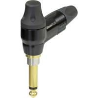 Neutrik NP2RX-ULTIMATE jack plug 6,35 mm mannelijk, gebogen, aantal polen (num): 2 mono zwart, 1 stuk