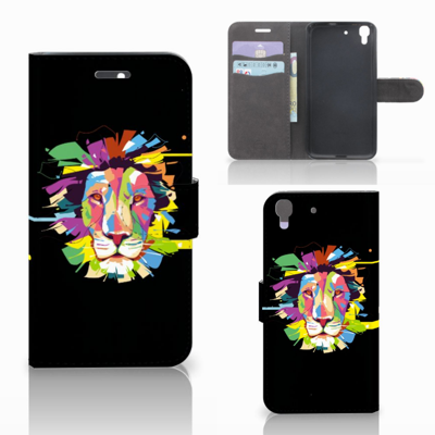 Honor 4A | Y6 Leuk Hoesje Lion Color Honor 4A | Y6 Leuk Hoesje Lion Color