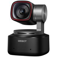 Obsbot Tiny 2 PTZ 4K-webcam 3840 x 2160 Pixel Gebarenbesturing, Spraakbesturing, Snelle autotracking via AI, Standvoet - thumbnail