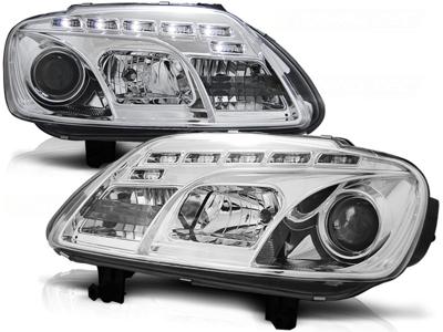 Tuning-Tec Koplampen met parkeerlicht voor VW TOURAN 02 03-10 06 / CADDY CHROOM