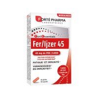 Forté Pharma Ijzer 45, 60 Capsules - thumbnail