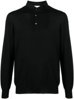 Lardini polo en maille fine - Noir