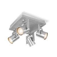 Home sweet home LED opbouwspot Concrete 4L 23 cm - grijs