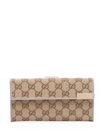 Gucci portefeuille à motif Supreme GG - Marron - thumbnail