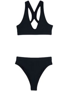 AMI Paris bikini à taille haute - Noir