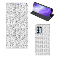 OPPO Find X3 Lite Hoesje met Magneet Stripes Dots