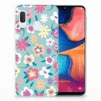 Samsung Galaxy A20e TPU Case Flower Power