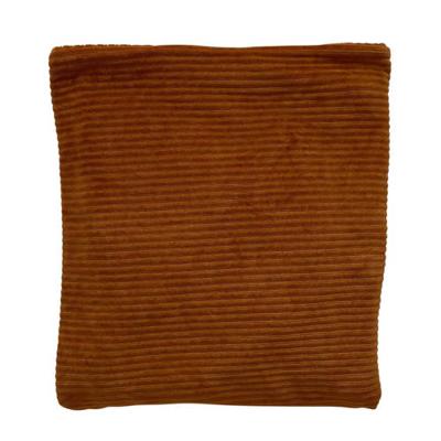 Witlof for kids Tuck-Inn baby wiegdeken rib velours bruin Witlof for kids Tuck-Inn baby wiegdeken rib velours bruin