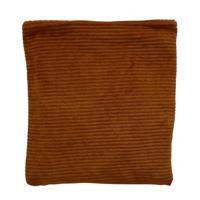 Witlof for kids Tuck-Inn baby wiegdeken rib velours bruin