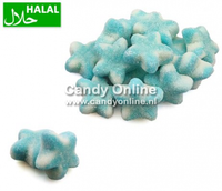 Dolce Plus Dolce Plus -Sugared Blue Twist Stars 250 Gram