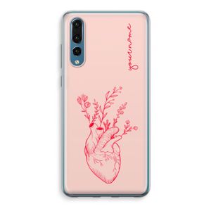 Blooming Heart: Huawei P20 Pro Transparant Hoesje