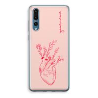 Blooming Heart: Huawei P20 Pro Transparant Hoesje