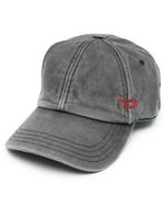 Diesel casquette en jean C-Lib-4 à logo brodé - Gris - thumbnail