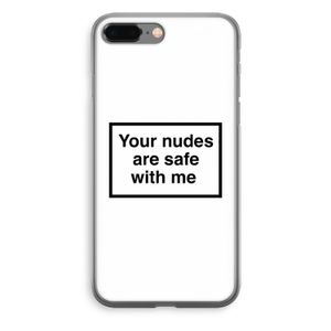 Safe with me: iPhone 8 Plus Transparant Hoesje