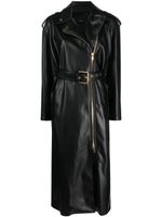 PINKO trench à taille ceinturée - Noir