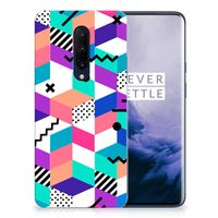 OnePlus 7 Pro TPU Hoesje Blokken Kleurrijk