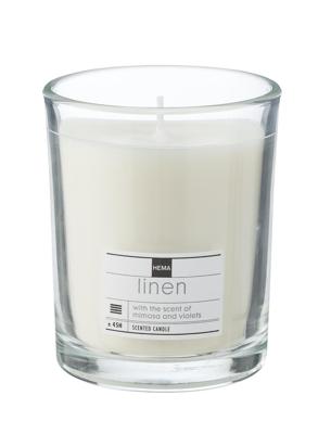 HEMA Geurkaars In Glas Linen