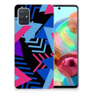 Samsung Galaxy A71 TPU Hoesje Funky Triangle