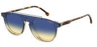 Carrera zonnebril 2024T/C rechthoekig bruin/blauw
