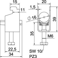 OBO Bettermann 1187208 Beugelklem 1 stuk(s)