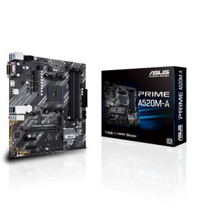 Asus PRIME A520M-A II/CSM Moederbord Socket AMD AM4 Vormfactor Micro-ATX Moederbord chipset AMD® A520