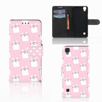 LG X Style Telefoonhoesje met Pasjes Sleeping Cats