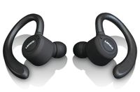 Lenco EPB-460BK hoofdtelefoon/headset Hoofdtelefoons True Wireless Stereo (TWS) oorhaak Sporten Micro-USB Bluetooth Zwart - thumbnail