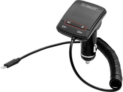 Technaxx FMT700 FM-transmitter Met laadfunctie voor iPhone, Kogelgewricht